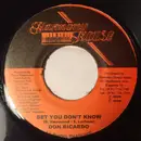 7inch Vinyl Single - Don Ricardo - Bet You Don't Know