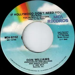 Don Williams - If Hollywood Don't  Need You