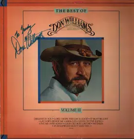 Don Williams - The Best Of Don Williams, Volume III