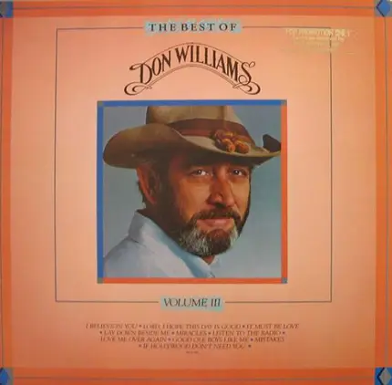 Don Williams - The Best Of Don Williams, Volume III
