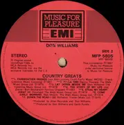 LP - Don Williams - Country Greats