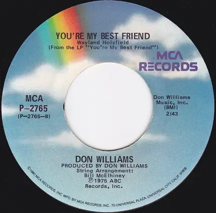 Don Williams - I Wouldn't Want To Live If You Didn't Love Me