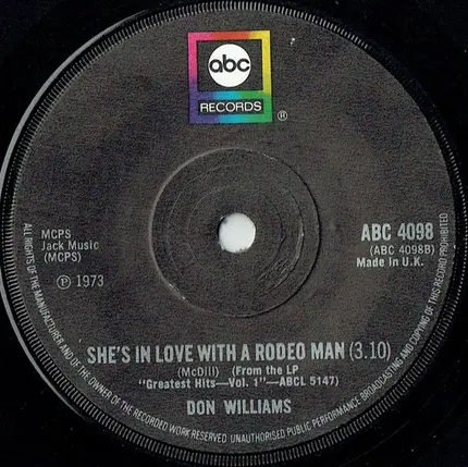 Don Williams - I Recall A Gypsy Woman