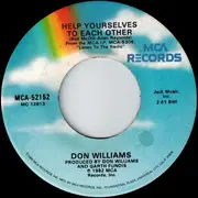 7inch Vinyl Single - Don Williams - If Hollywood Don't  Need You / Help Yourselves To Each Other