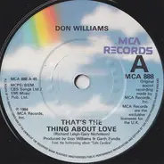 Don Williams - That's The Thing About Love