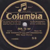 Don Voorhees and his Orchestra - Rain / Baby's Blue