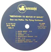 LP - Don Van Palthe - Beethoven To Beatles By Banjo - Signed