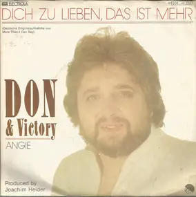 Don - Dich Zu Lieben, Das Ist Mehr (More Than I Can Say)