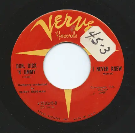 Don, Dick & Jimmy - Ya gotta have eyes