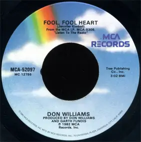 Don Williams - Fool, Fool Heart / Mistakes