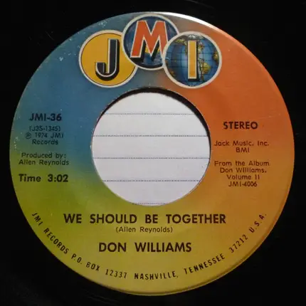 Don Williams - Millers Cave / We Should Be Together