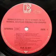 LP - Donald Byrd & 125th Street, N.Y.C. - Words, Sounds, Colors And Shapes