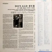 LP - Donald Byrd - At The Half Note Cafe, Vol. 1 - +Insert