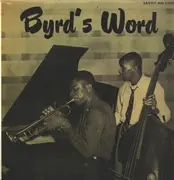 LP - Donald Byrd - Byrd's Word - Mono / + insert