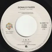 7inch Vinyl Single - Donald Fagen - I.G.Y.