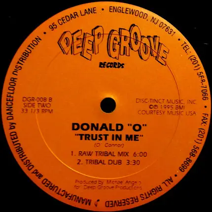 Donald O - Trust In Me