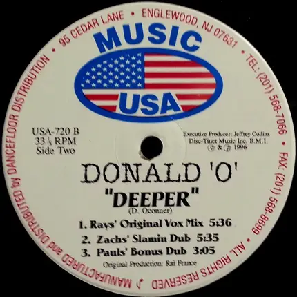 Donald O - Deeper