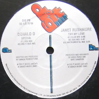 Donald O / Janet Rushmore - Special / Try My Love