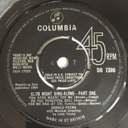 7inch Vinyl Single - Donald Peers - Club Night Sing-Along-Part One - company sleeve