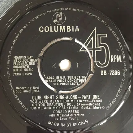 Donald Peers - Club Night Sing-Along-Part One