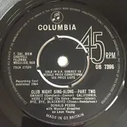 7inch Vinyl Single - Donald Peers - Club Night Sing-Along-Part One - company sleeve