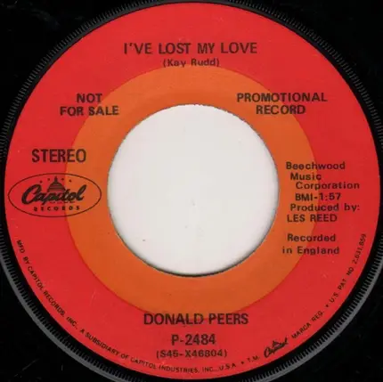 Donald Peers - Please Don't Go / I've Lost My Love