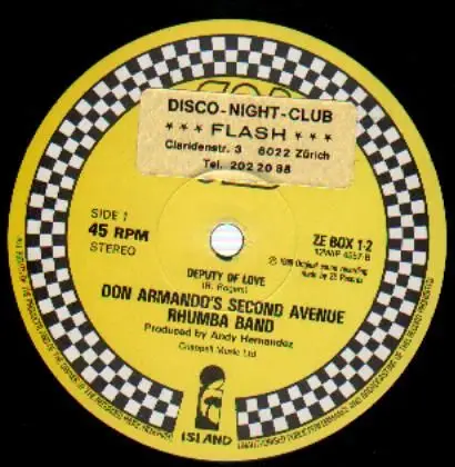 Don Armando's Second Avenue Rhumba Band / Gichy Dan - Deputy Of Love / Cowboys & Gangsters
