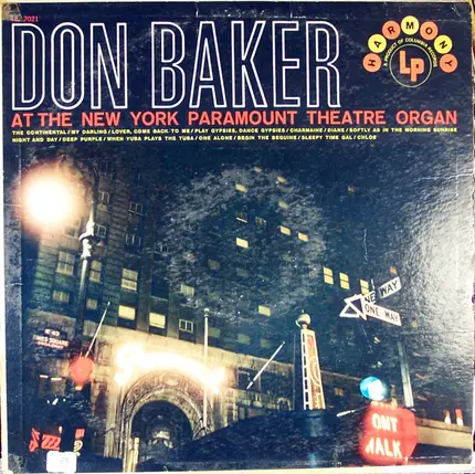 Don Baker - Don Baker At The New York Paramount Theatre Organ