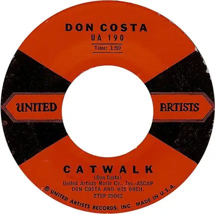 Don Costa's Orchestra And Chorus - I'll Walk The Line / Catwalk