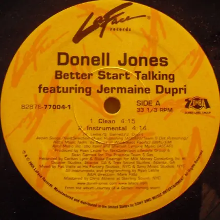 Donell Jones - Better Start Talking