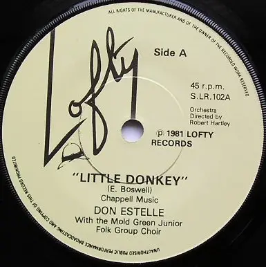 Don Estelle With The Mold Green Junior Folk Group Choir - Little Donkey / Aulde Lang Syne