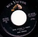 7'' - Don Gibson - Give Myself A Party / Look Who's Blue
