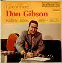 LP - Don Gibson - I Wrote A Song...