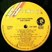 LP - Don Gibson - Snap Your Fingers