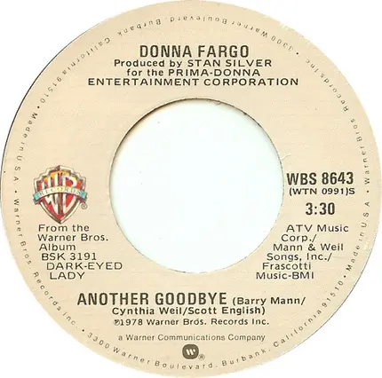 Donna Fargo - Another Goodbye