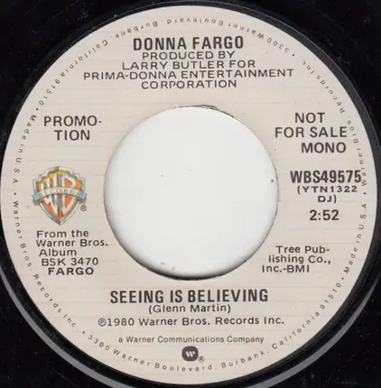 Donna Fargo - Seeing Is Believing