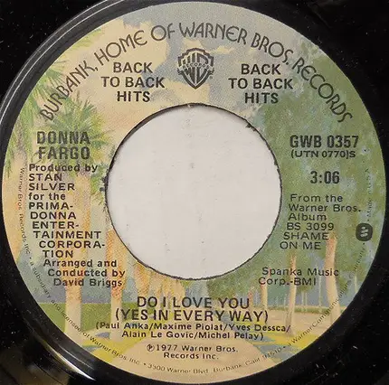 Donna Fargo - Shame on Me