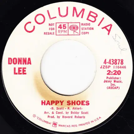 Donna Lee - The Good Times Are Gone / Happy Shoes