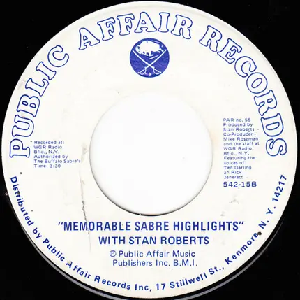 Donna McDaniel , Stan Roberts - We're Gonna Win That Cup / Memorable Sabre Highlights