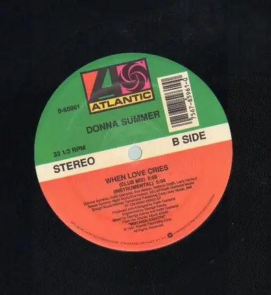 Donna Summer - When Love Cries
