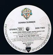 12inch Vinyl Single - Donna Summer - When Love Cries
