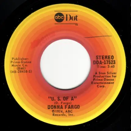 Donna Fargo - U. S. Of A