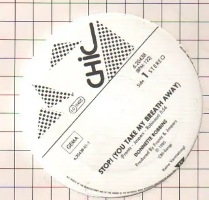 Donnette Robbins - Stop! (You Take My Breath Away)