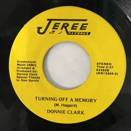 Donnie Clark - Country Proud / Turning Off A Memory