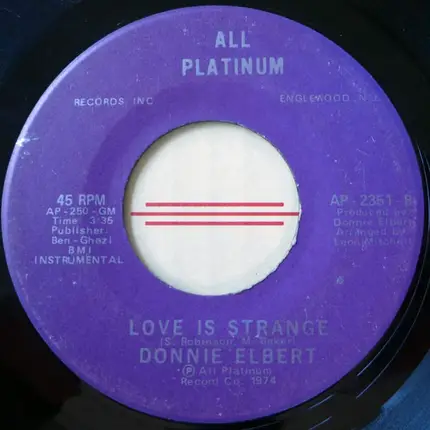 Donnie Elbert - Love Is Strange