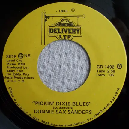 Donnie Sanders - 'Pickin' Dixie Blues'