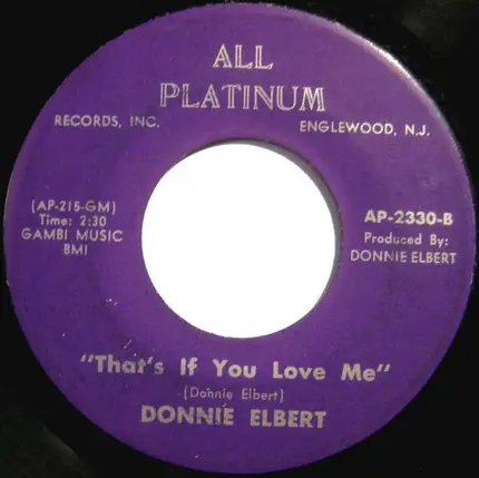 Donnie Elbert - Where Did Our  Love Go