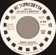Donny Albano - How Do You Move A Mountain