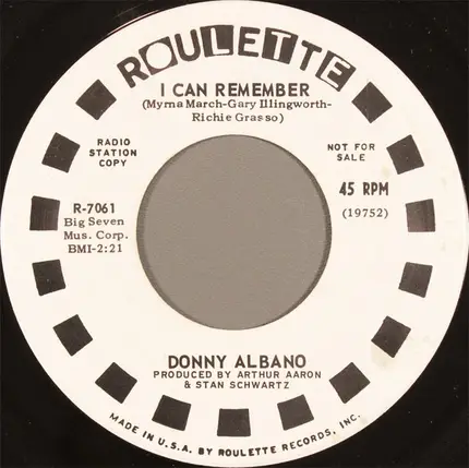 Donny Albano - How Do You Move A Mountain