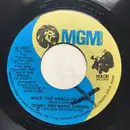 7inch Vinyl Single - Donny & Marie Osmond - Make The World Go Away / Living On My Suspicion